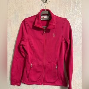 Spyder Women's Vibrant Pink Ski Jacket, Resortwear, Cozy, Feminine, Sz Med